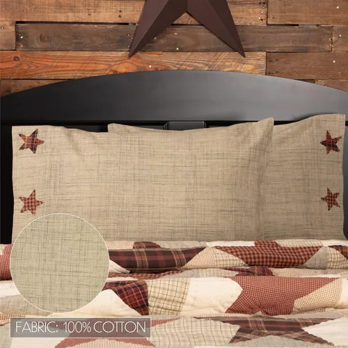 Miniatura 3 de VHC Brands Abilene Star 19965 - Juego de fundas de almohada