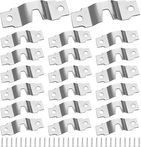 Miniatura 8 de Ganchos de pared adhesivos de doble cara, 20 pares de ganchos de pared autoadhesivos para colgar colgadores de fotos para colgar colgar fotos, baño