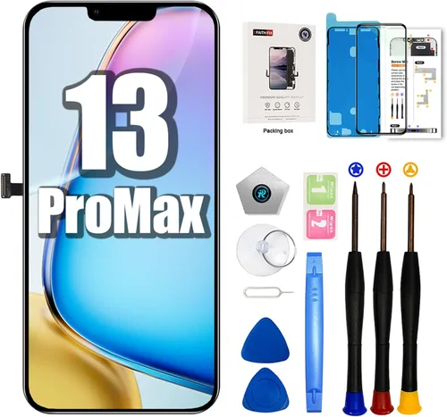 Miniatura 19 de EFAITHFIX para iPhone 12 PRO MAX Reemplazo de pantalla LCD de 6.7 pulgadas, montaje de pantalla LCD, pantalla táctil 3D, digitalizador