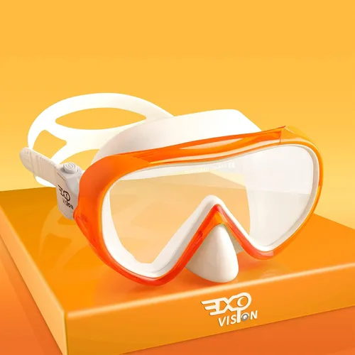 Miniatura 11 de Máscara de buceo para niños, máscara de buceo para niños, gafas de natación antivaho con cubierta para la nariz para esnórquel, buceo, natación