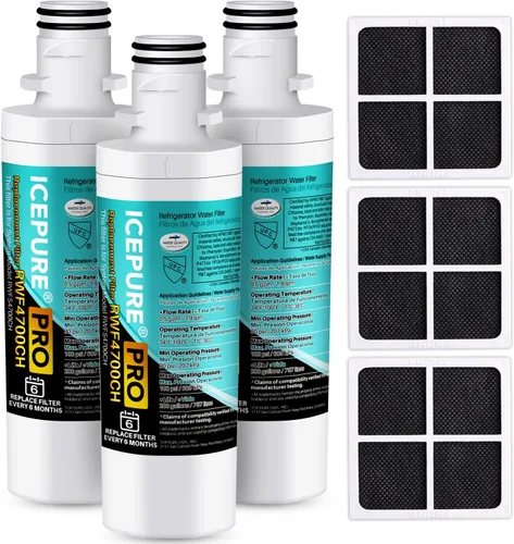 Miniatura 13 de ICEPURE PLUS ADQ747935 Certificado NSF 53&42 Reemplazo para LG LT1000P MDJ64844601, Kenmore Elite 9980, LT1000PC ADQ74793501 LT1000 RWF4700A