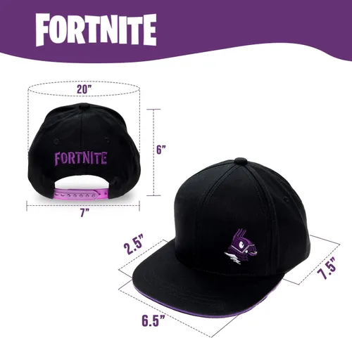 Miniatura 6 de FORTNITE Gorra de béisbol para niños, sombrero de calidad para niños y gorra ajustada, gorra de béisbol de ala plana con diseño elegante