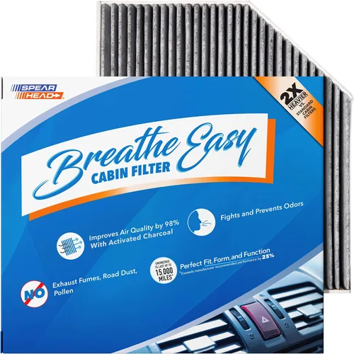 Miniatura 50 de Spearhead Odor Defense Breathe Easy - Filtro de cabina para aire acondicionado y calentador Compatible con varios Acura/Honda de 2009-2025 como