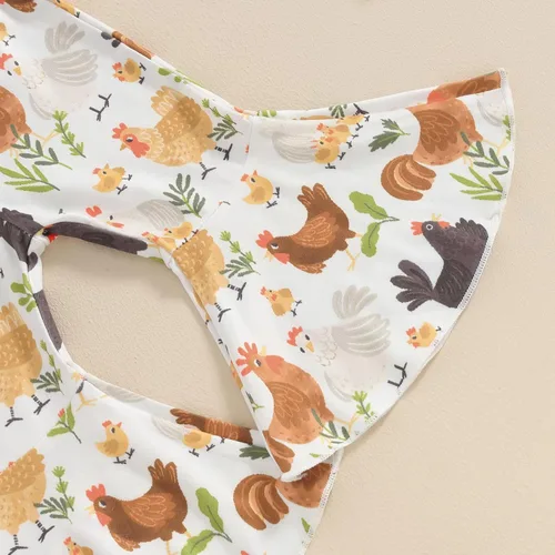 Miniatura 50 de Sejardin Ropa de verano para bebé y niña, recién nacida, manga corta, con letras, mameluco elástico con diadema