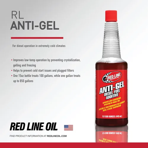 Miniatura 5 de Red Line 71203 Diesel Fuel Additives RL Anti Gel - 15 onzas