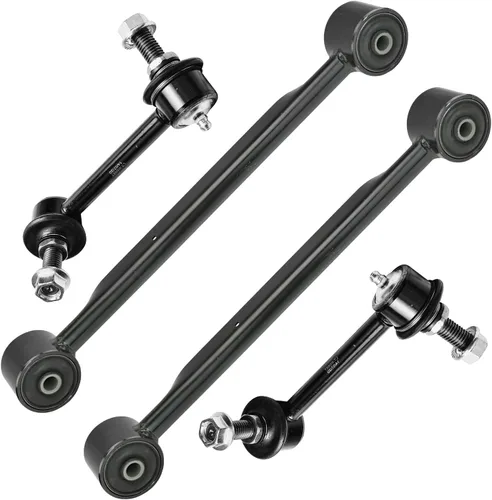 Miniatura 138 de Detroit Axle - Brazos de control superiores traseros para Chrysler 300 Dodge Challenger Charger Magnum, reemplazo del conjunto de brazos de control