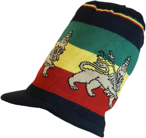 Miniatura 35 de Shoe String King SSK Rasta Knit Tam Hat Dreadlock Gorra con múltiples diseños y tamaños.