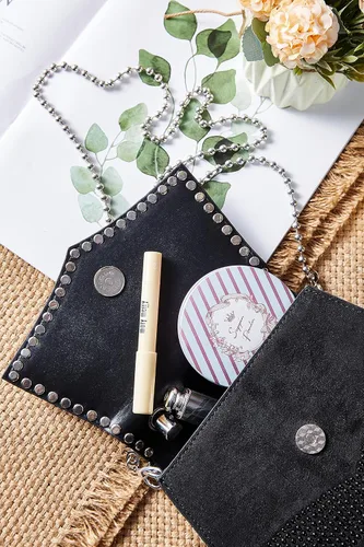 Miniatura 5 de Bolso de noche cruzado con diamantes de imitación con purpurina Bolso de mano de cristal de moda con asa superior para cóctel, fiesta, club, bolso