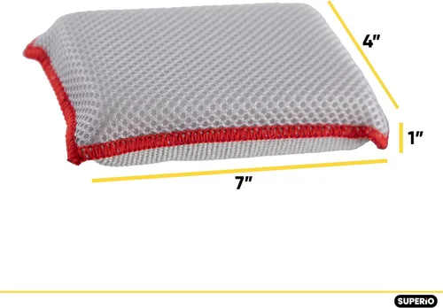 Miniatura 2 de Esponjas de microfibra para platos, esponjas de cocina, esponja antiarañazos, esponjas de limpieza para el hogar, suministros de limpieza multiusos