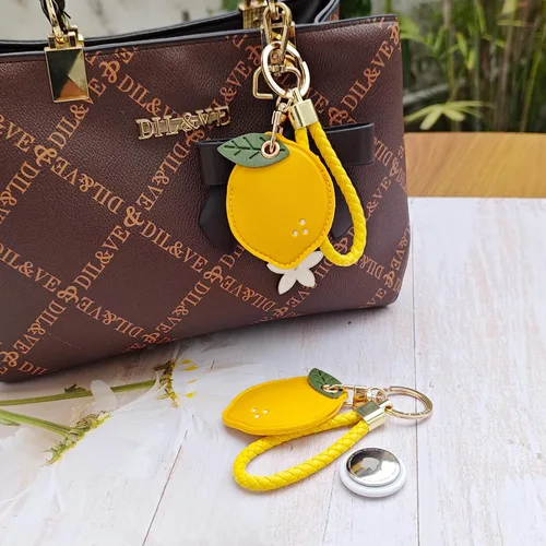 Miniatura 18 de CATCH ON Paquete de 2 fundas de cuero para Airtag para llavero, bonitos accesorios Kawaii adecuados para Airtag