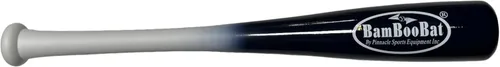 Miniatura 14 de BamBooBat de PINNACLE SPORTS EQUIPMENT INC. - Bate de béisbol y sóftbol de madera de una mano para adultos - 45,7 cm o 53,3 cm Mango blanco/barril