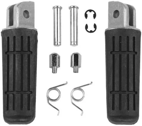 TCMT Reposapiés delantero Estriberas para Yamaha YZF 1000 R1 1999-2005 FJR1300 2003-2013 FZ1 2001-2013 FZ6 2004-2009 FZ6R 2009-2013 TDM 900 0 200