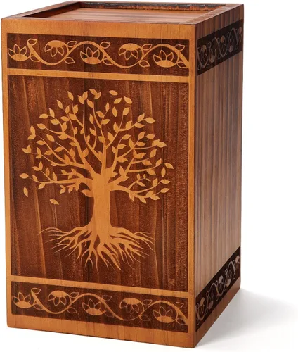 Miniatura 23 de Urna de cremación mediana verde para cenizas humanas adulto macho hembra Angel Ceramic Urn for Ashes Men Women Dad Mom,Memorial Urn with Velvet