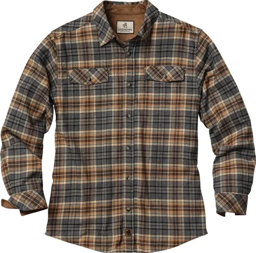 Miniatura 9 de Legendary Whitetails - Camisa de franela para hombre de manga larga con botones, ajuste relajado