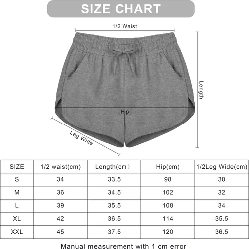 Miniatura 2 de URATOT Paquete de 3 pantalones cortos deportivos para mujer, de algodón, para yoga, correr, entrenamiento, pantalones deportivos de verano