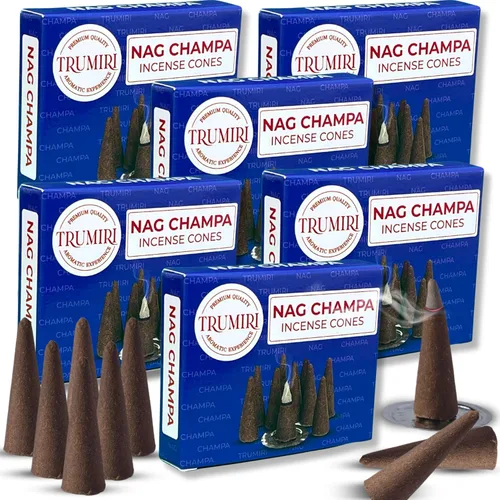 Miniatura 47 de TRUMIRI Incienso ámbar – Paquete de 20 conos (2 x 10) – Incienso de cono perfumado