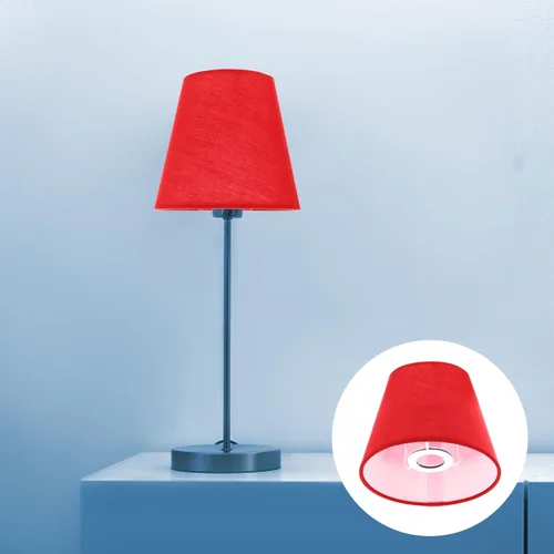 Miniatura 2 de DOITOOL Pantalla de tambor para lámpara de mesa, lámparas de pie, pantalla de lámpara de araña, pantalla de lámpara de arpillera de granja, pantalla