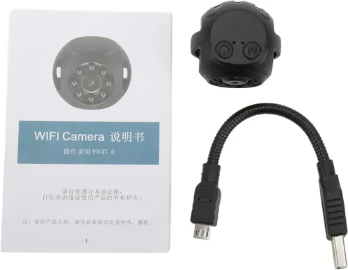 Miniatura 7 de Pomya Mini cámara 1080P con noche IR, reloj en tiempo real Hotspot, mini cámara de video USB para interior, exterior, tienda, oficina