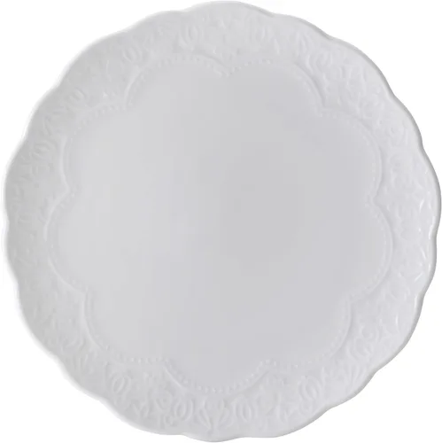Miniatura 8 de Mikasa Abigail Bone China - Juego de vajilla ligera de 12 piezas resistente a las astillas, servicio para 4, color blanco