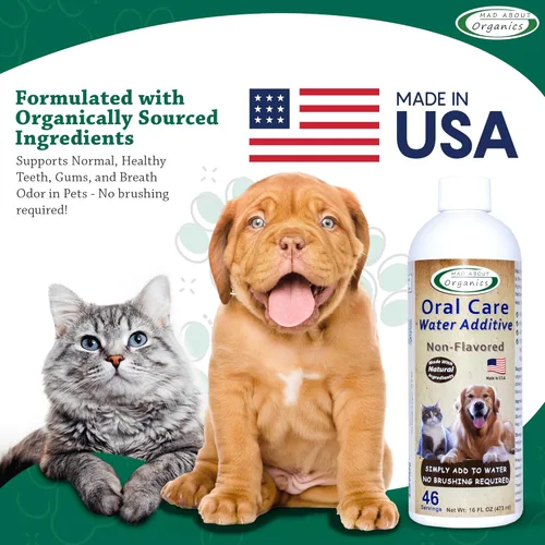 Miniatura 5 de Aditivo de agua para el cuidado bucal para gatos y perros, soporte dental suave, reduce los olores del aliento, promueve la salud de las encías, sin