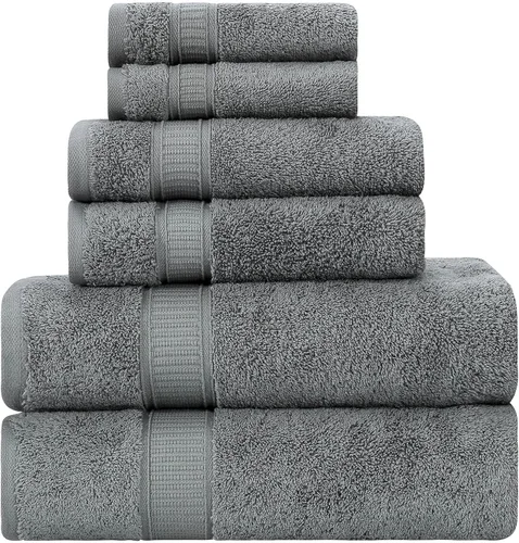 Miniatura 43 de LA HAMMAM - Paquete de 6 toallas de mano de 16 x 28 pulgadas de algodón turco para baño, cara, hotel, gimnasio y spa Extra suave al tacto, secado