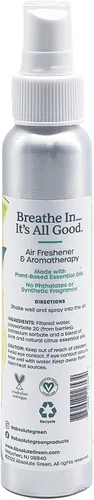 Miniatura 8 de Absolute Green Ambientador 100% natural en aerosol, no tóxico, ecológico, seguro en casa, alimentos, niños y mascotas, eliminador de olores
