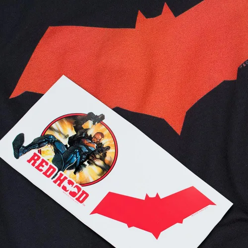 Miniatura 6 de Popfunk Sudadera clásica con capucha roja Jason Todd Superhero Sudadera con capucha y calcomanías
