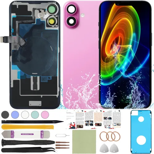Miniatura 23 de Funda trasera de repuesto compatible con iPhone 8 de 4.7" + Herramientas profesionales (Gris espacial)