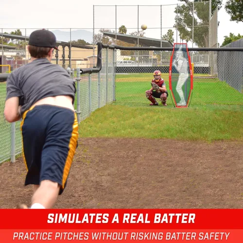 Miniatura 2 de GoSports Baseball & Softball Xtraman Dummy Batter Pitching Training Mannequin - Practice Pitching Aid for Improved Accuracy and Safety