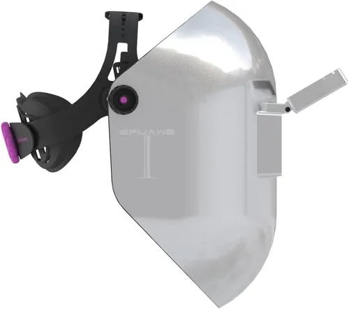 Miniatura 2 de Casco de Soldadura Abatible Tefuawe de Fibra de Vidrio Cortada Sugar Scoop, Capucha de Soldadura de Tubería Sugar Scoop de Corte Medio Superior e