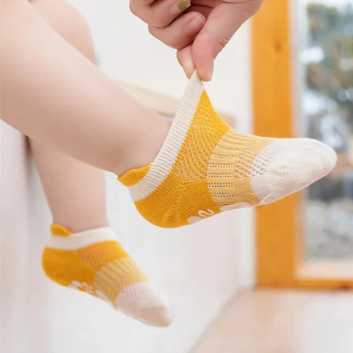 Miniatura 2 de Calcetines antideslizantes de algodón para bebés y niñas pequeñas