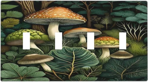 Miniatura 87 de Decorativo Arte Interruptor de Luz Cubiertas de Pintura al óleo Estilo Flores Placa de Pared de Interruptor de Interruptor Decorativo Placa