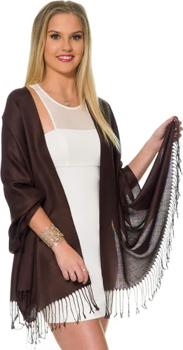 Miniatura 195 de Pashminas, chales y mantones para usar con vestidos de noche y en bodas, grandes y suaves