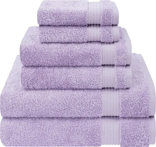 Miniatura 65 de Cotton Paradise 4 piezas de toallas turcas para baño, juego de toallas extra grandes suaves y afelpadas para baño, color beige