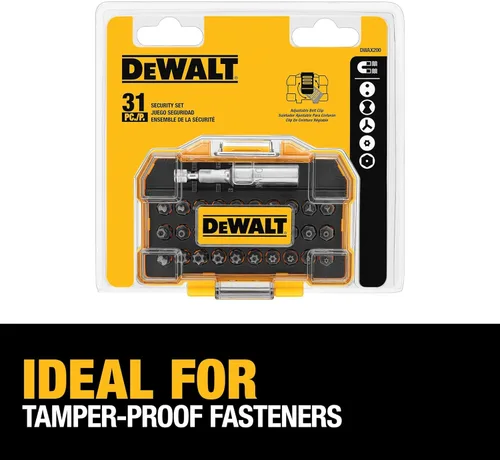 Miniatura 3 de DEWALT DWAX200 Juego de destornilladores de seguridad, 31 piezas (Paquete de 5)