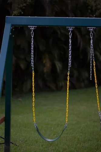 Miniatura 5 de New Bounce Asiento de columpio - Juego de columpios para exteriores, con cadena resistente a prueba de óxido recubierta de plástico grueso