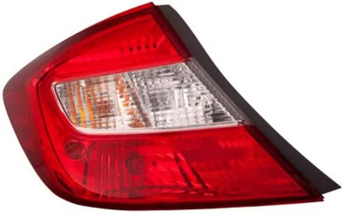 KarParts360: Para 2012 Honda Civic Conjunto de luz trasera lado del conductor w/bombillas para HO2800180 | 33550-TR0-A01