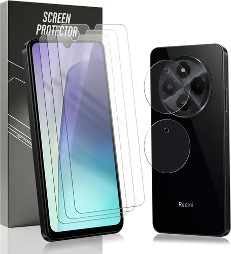 Miniatura 55 de Paquete de 3+2 protectores de pantalla de vidrio templado para teléfono (2a) / (2a) Plus con protector de lente de cámara, dureza 9H, película