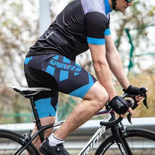 Miniatura 73 de sponeed Pantalones cortos de ciclismo para hombre, pantalones acolchados para ciclismo, ropa de ciclismo