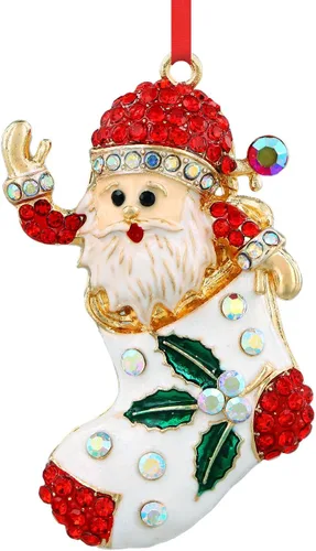 Miniatura 15 de PETCEE Adornos de Navidad en liquidación – Adornos de amistad 2025 Good Friends Decoración colgante para árbol de Navidad, recuerdo, regalos