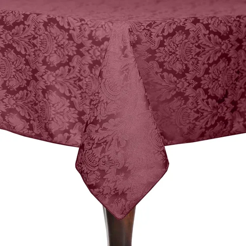 Miniatura 5 de Ultimate Textile Saxony - Mantel rectangular de damasco (60 x 108 pulgadas), color dorado