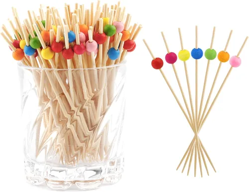 Miniatura 8 de 100 piezas de palillos de cóctel para bebidas, decoraciones de San Valentín, palillos de dientes elegantes para aperitivos, palillos de dientes