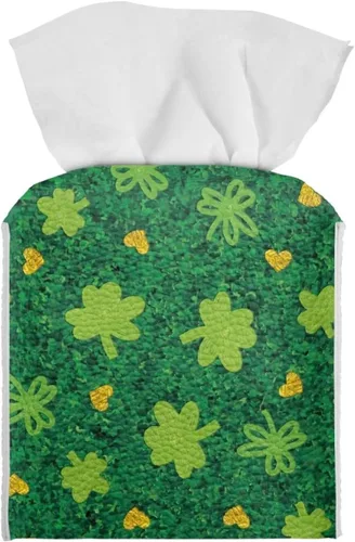 Miniatura 34 de Lindas decoraciones de ajolote con estampado de animales, caja de pañuelos de cuero, soporte de Navidad, organizador de papel de seda impermeable