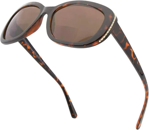 Miniatura 7 de VITENZI Gafas de sol con lectores para mujer, gafas de sol de lectura tintadas, Venecia