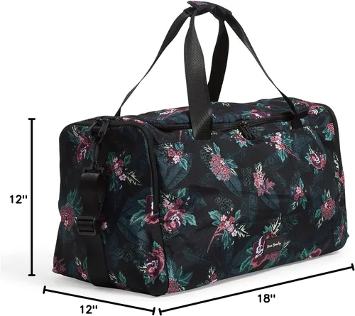 Miniatura 7 de Vera Bradley Women's Recycled Lighten Up Reactive Travel Duffle Bag
