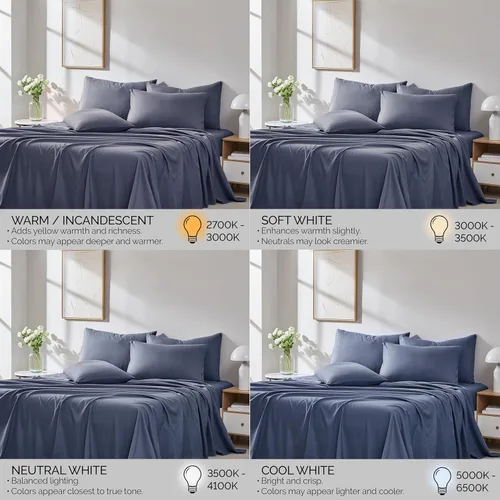 Miniatura 152 de Southshore Fine Living, Inc. Juego de 7 piezas de sábanas King divididas para cama ajustable, juego de sábanas King divididas con bolsillo de 21