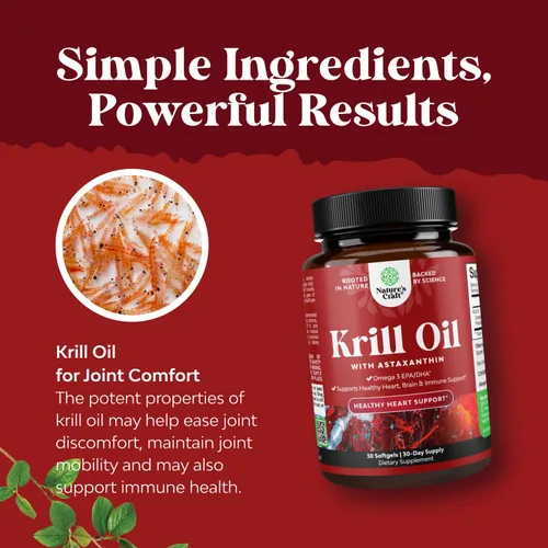 Miniatura 7 de Paquete de cápsulas blandas de aceite de krill antártico para limpieza y desintoxicación de ácido úrico a base de hierbas, limpieza diaria esencial