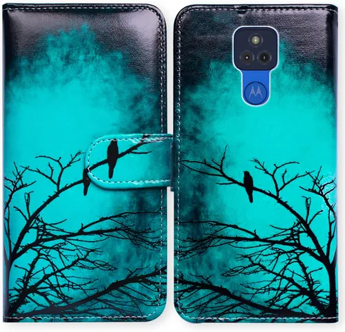 Bcov Funda para Moto G Play 2021 [no compatible con G Play 2020], funda de piel con tapa y soporte para ranura para tarjetas y soporte para Motorola
