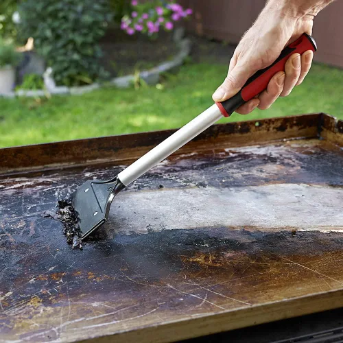 Miniatura 4 de Raspador de Parrilla Plana de 15.5" de Largo, Herramienta para Plancha por FryOilSaver Co., Raspador de Cocina con Cuchilla Reemplazable de 5.5