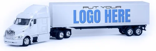 Shop72 Toys, personaliza camiones fundidos a presión como regalos para camioneros, amigos o empleados con tu logotipo, camión de juguete con